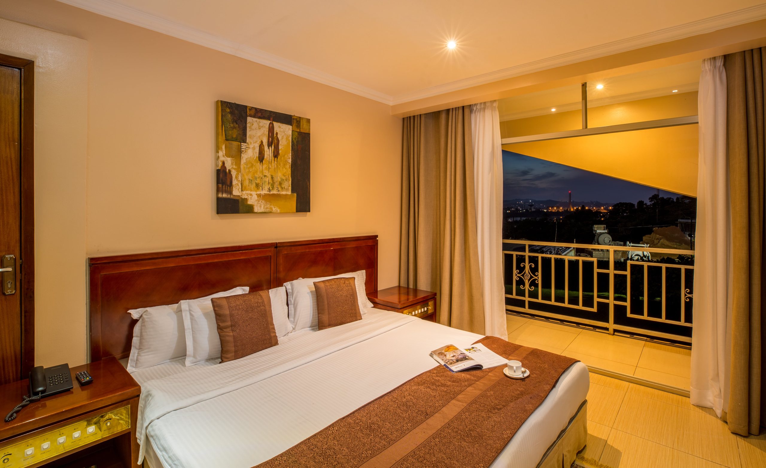Gardens and Nile views at Source of the Nile Hotel Jinja